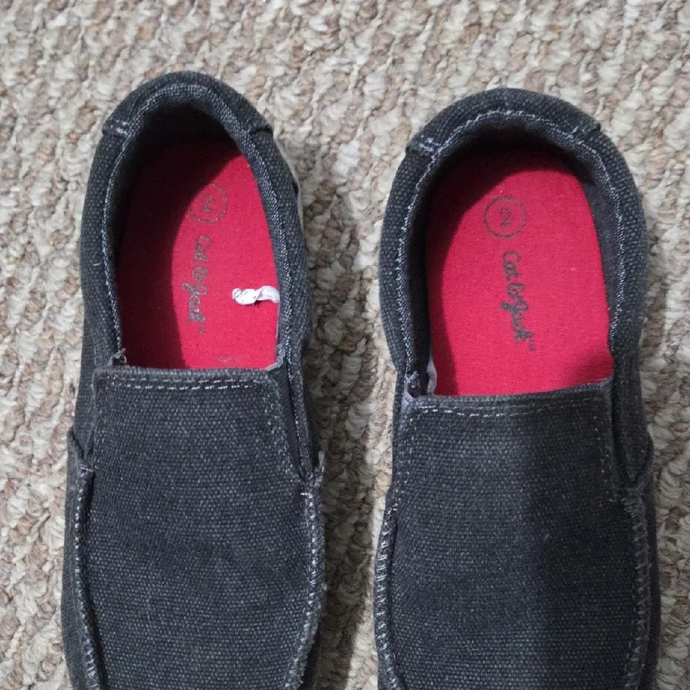 Cat & Jack Black Moccasin Slip-Ons